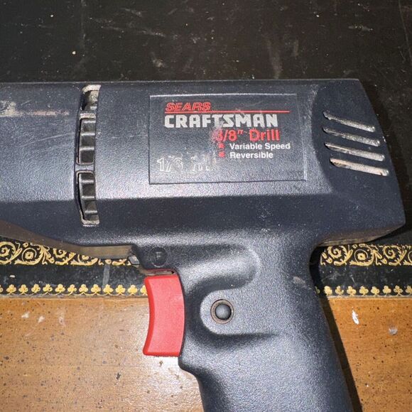 Craftsman 3/8" Corded Electric Reversible Drill - Model 315.101430 - Works Great - Picture 4 of 4